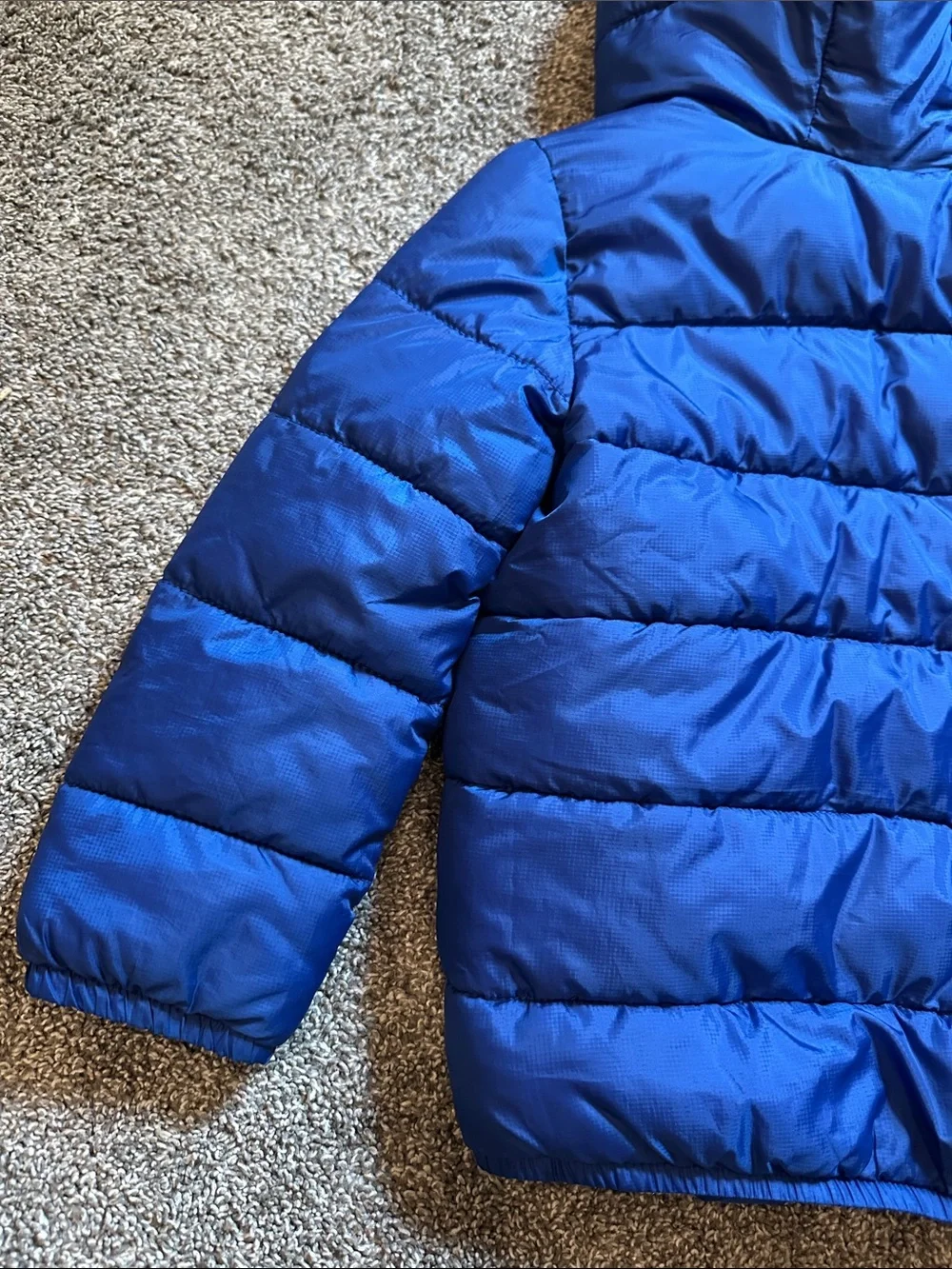 The Children's Place Royal Blue Hooded Puffer Jacket